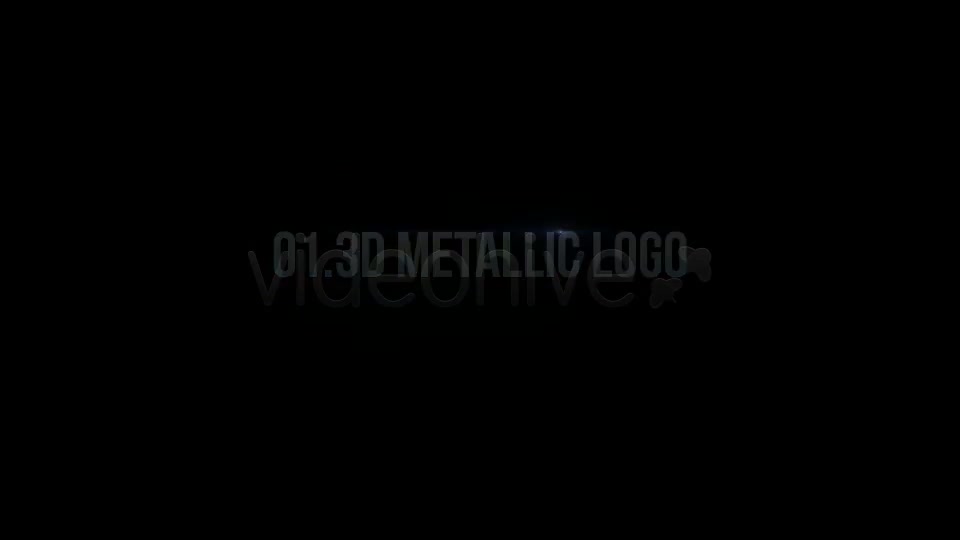 3D Metallic Logo - Download Videohive 4137183