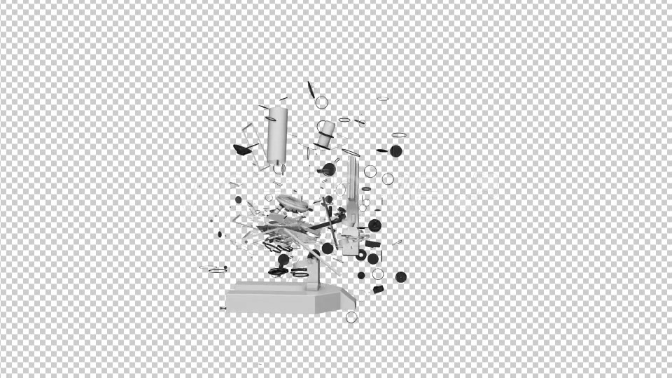 3D Microscope Transforming - Download Videohive 19825178