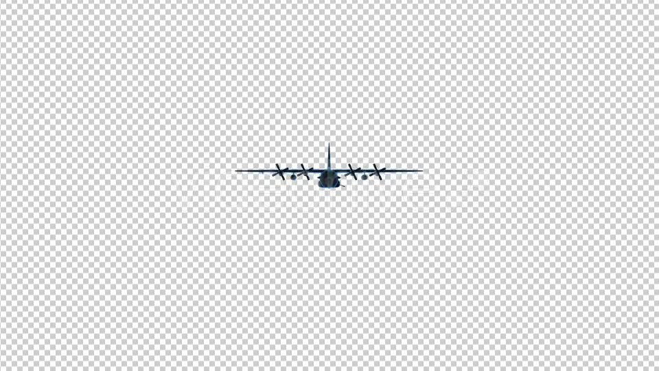 3D Military Airplane Outline - Download Videohive 18195202