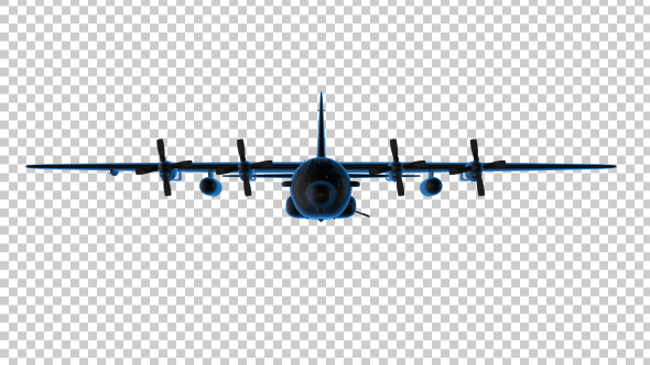 3D Military Airplane Outline - Download Videohive 18195202