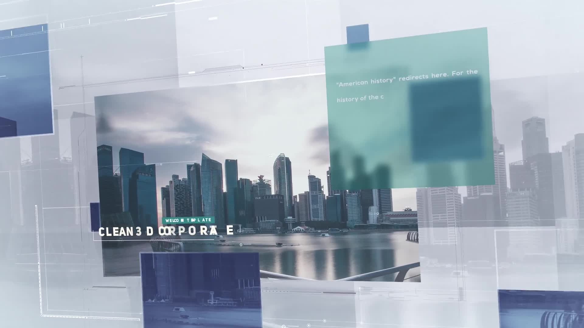 3D Minimal Corporate Slideshow Videohive 23845631 After Effects Image 1