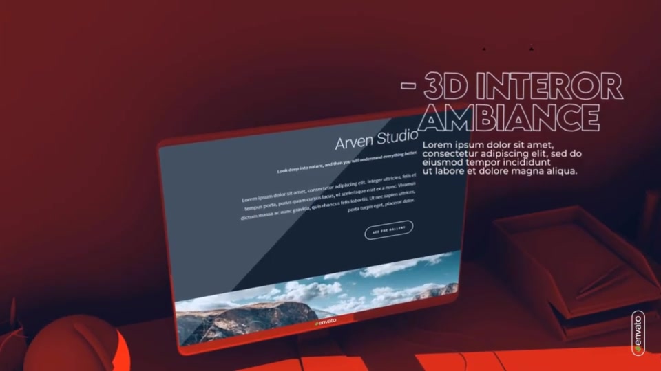 3D Monitor Web Presentation Videohive 34617887 After Effects Image 9