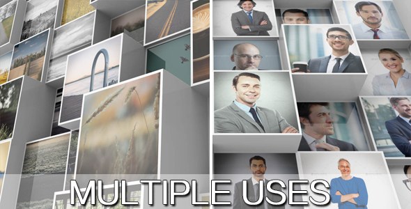 3D Mosaic Corporate Logo - Download Videohive 19586071