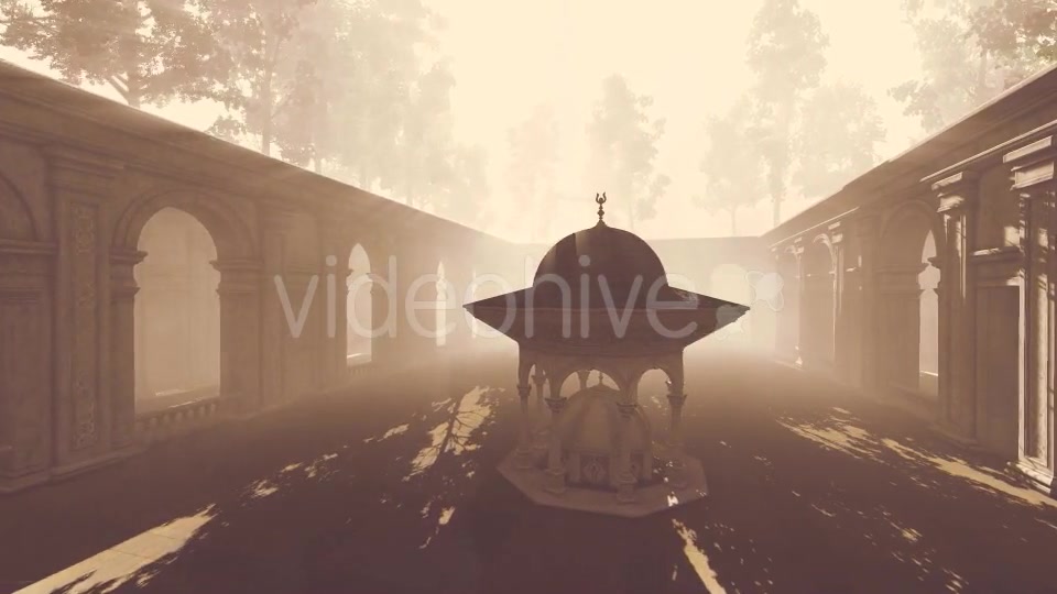 3D Mosque, Fountain Dome and Garden 2 - Download Videohive 15209615