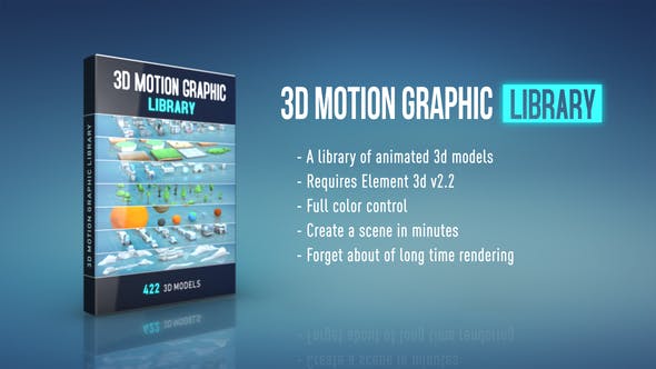 3D Motion Graphic Library - Download 22872868 Videohive