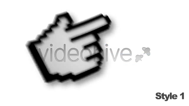 3D Mouse Cursor Animation To A Click (5 Pack) Videohive 2567194 Motion Graphics Image 4