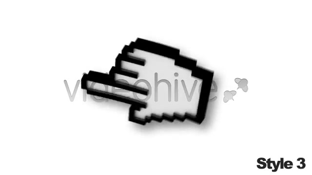 3D Mouse Cursor Animation To A Click (5 Pack) Videohive 2567194 Motion Graphics Image 7