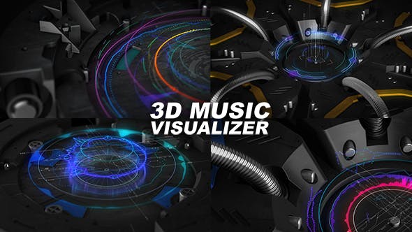 3D Music Visualizer - Videohive Download 18328303