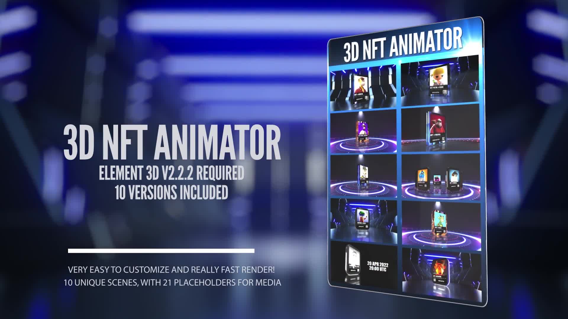 3D NFT Animator Videohive 37481161 After Effects Image 1