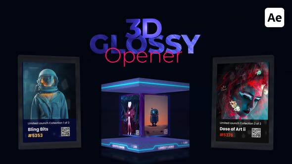 3D NFT Glossy Opener - Download Videohive 39433780