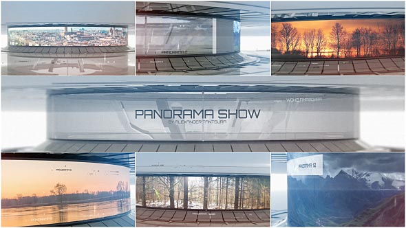 3D Panorama | Sci Fi Video Displays - Download Videohive 21364924