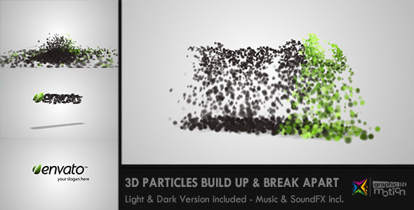 3D Particles Logo Build Up & Break Apart Intro - Download Videohive 300485