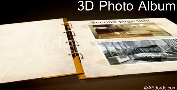 3D Photo Album - Download Videohive 79753