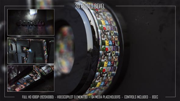 3D Photo Bevel - Videohive Download 34278728