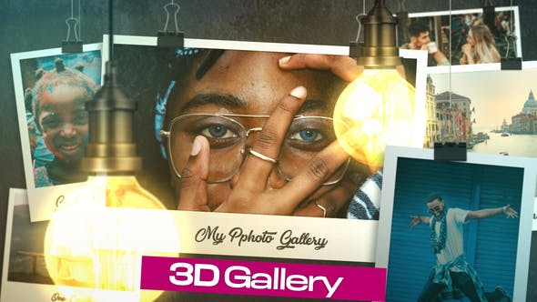 after effects 3d photos slideshow download