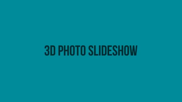 3D Photo Slideshow - Download Videohive 7765807