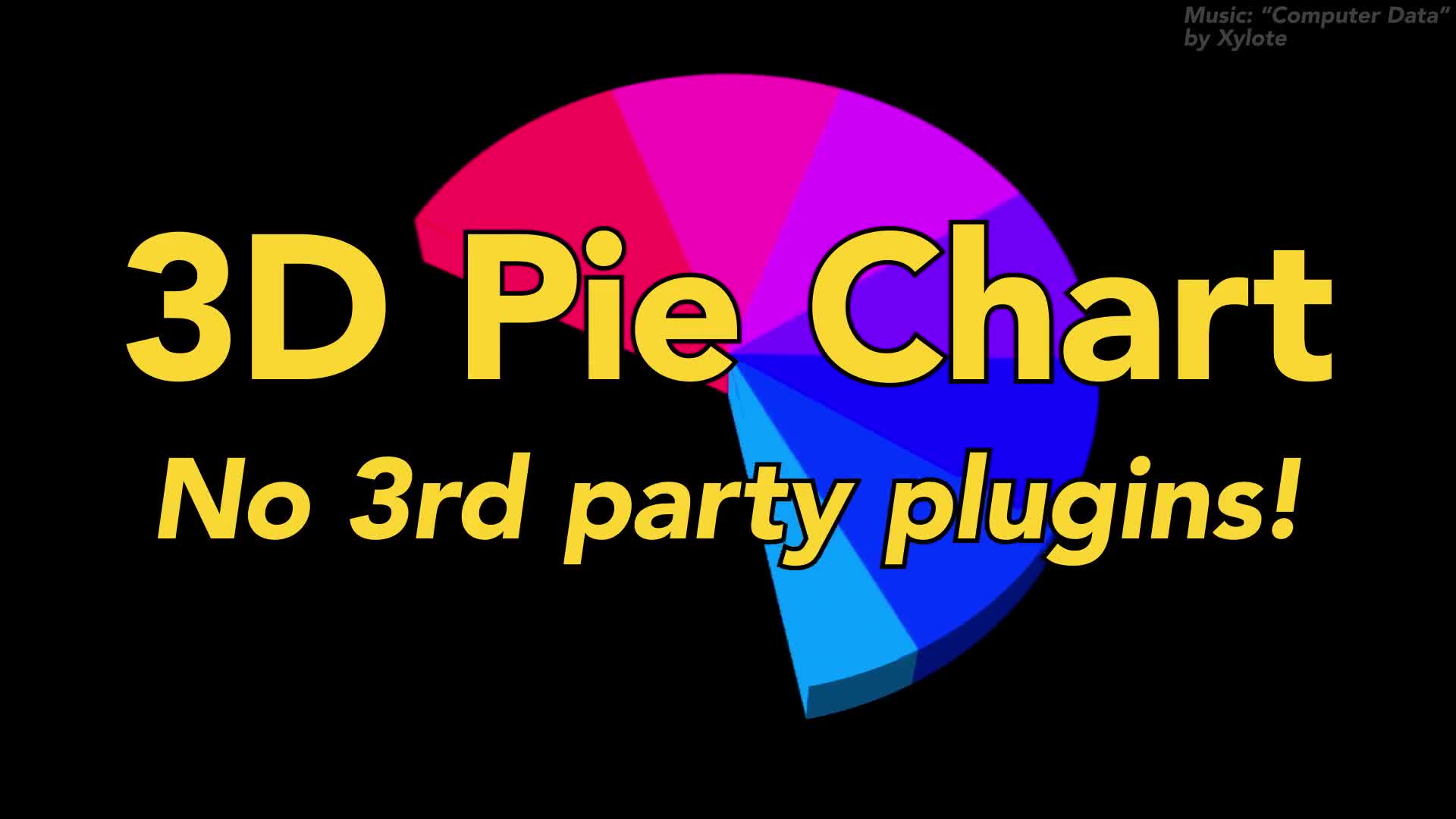 3D Pie Chart no plugins needed! - Download Videohive 22421994