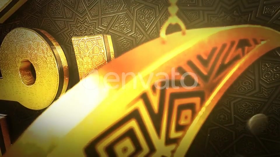 3D Ramadan & Eid Golden Greetings Videohive 26441299 After Effects Image 7