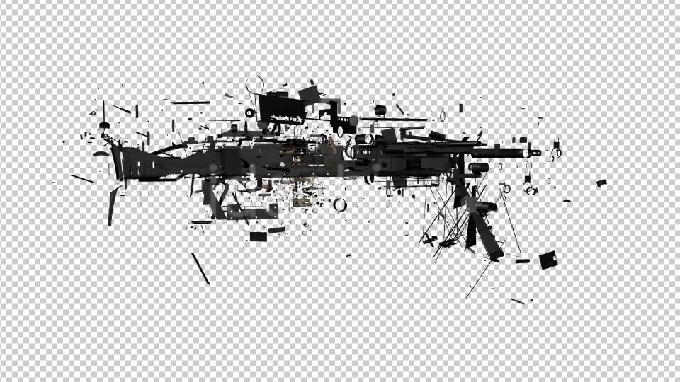 3D Rifle Transforming - Download Videohive 19294996