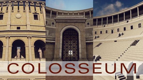 3D Rome, Colosseum 3 Scene - Download Videohive 16632362