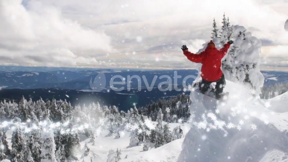 3D Santa Skier Transitions (Alpha Pack) Videohive 22986968 Motion Graphics Image 7
