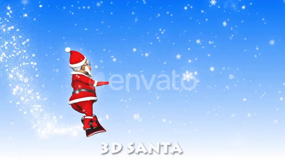3D Santa Snowboard (5 Pack) Videohive 23061022 Motion Graphics Image 11