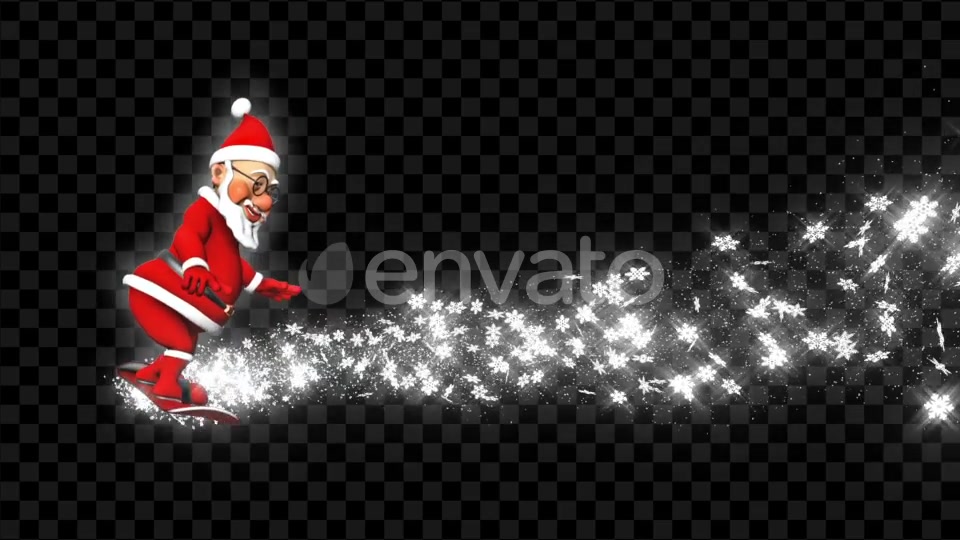 3D Santa Snowboard (5 Pack) Videohive 23061022 Motion Graphics Image 5