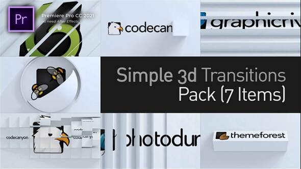 3d Simple Transitions (Openers) Pack - Download Videohive 32440647