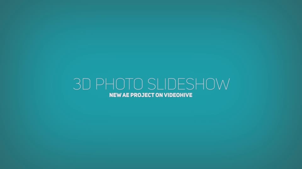 3D Slideshow Photo Slideshow Videohive 10808349 After Effects Image 1