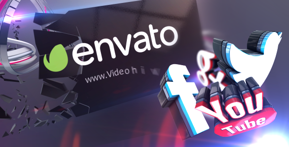 3D Social Media Action - Download Videohive 7383447