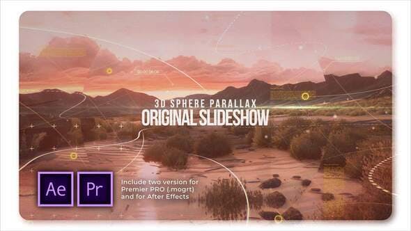 3D Sphere Original Parallax Slideshow - Download Videohive 28155099