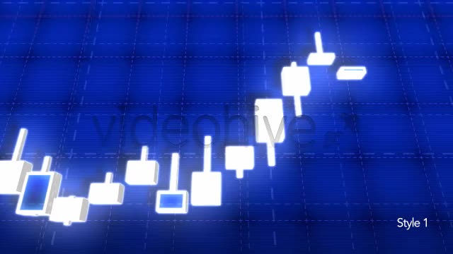 3D Stock Market Candlestick Trading Chart - Download Videohive 5741869