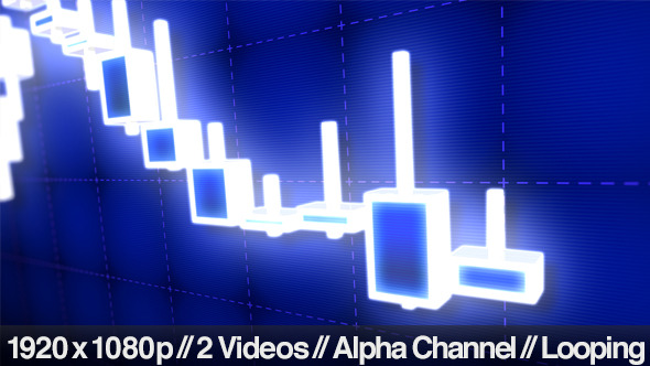 3D Stock Market Candlestick Trading Chart - Download Videohive 5741869