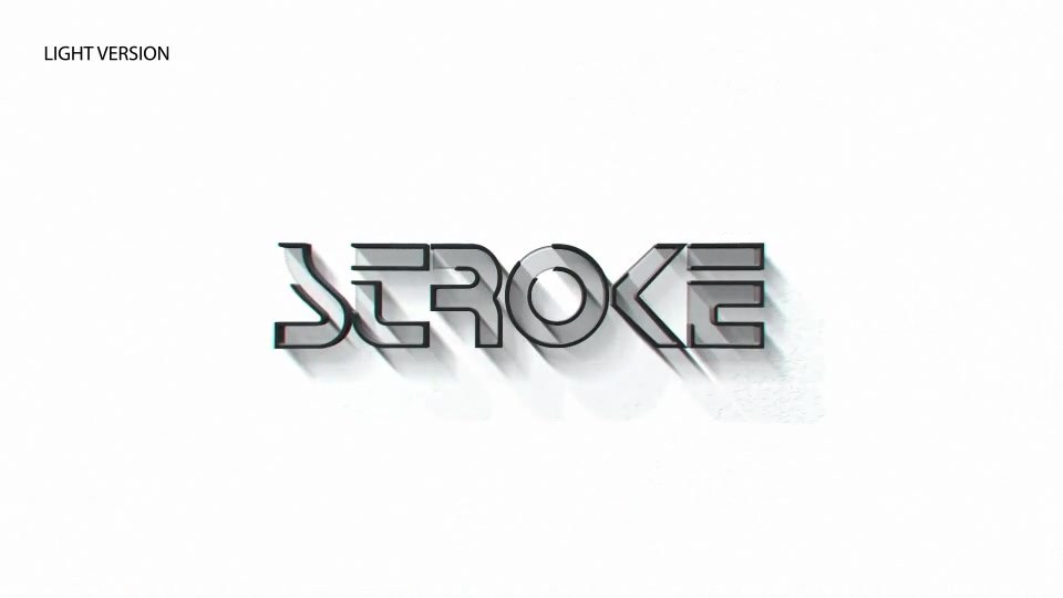 3D Stroke Logo - Download Videohive 19083978