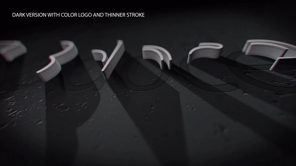 3D Stroke Logo - Download Videohive 19083978