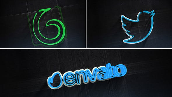 3d stroke logo after effects download free