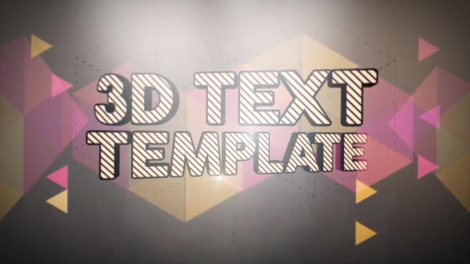 3D Text Openers Videohive 15381315 After Effects Image 3