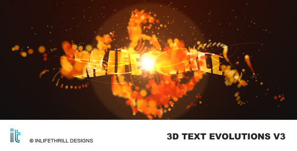 3D TextEvolutions V3 Fire - Download Videohive 58430