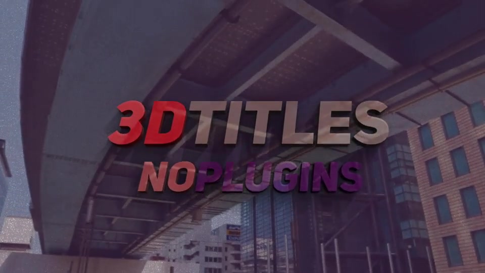 3D Titles Videohive 21946657 After Effects Image 4