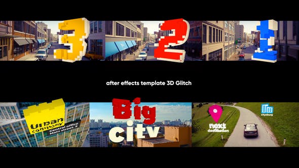 3D Titles 3D Glitch - 31994178 Videohive Download