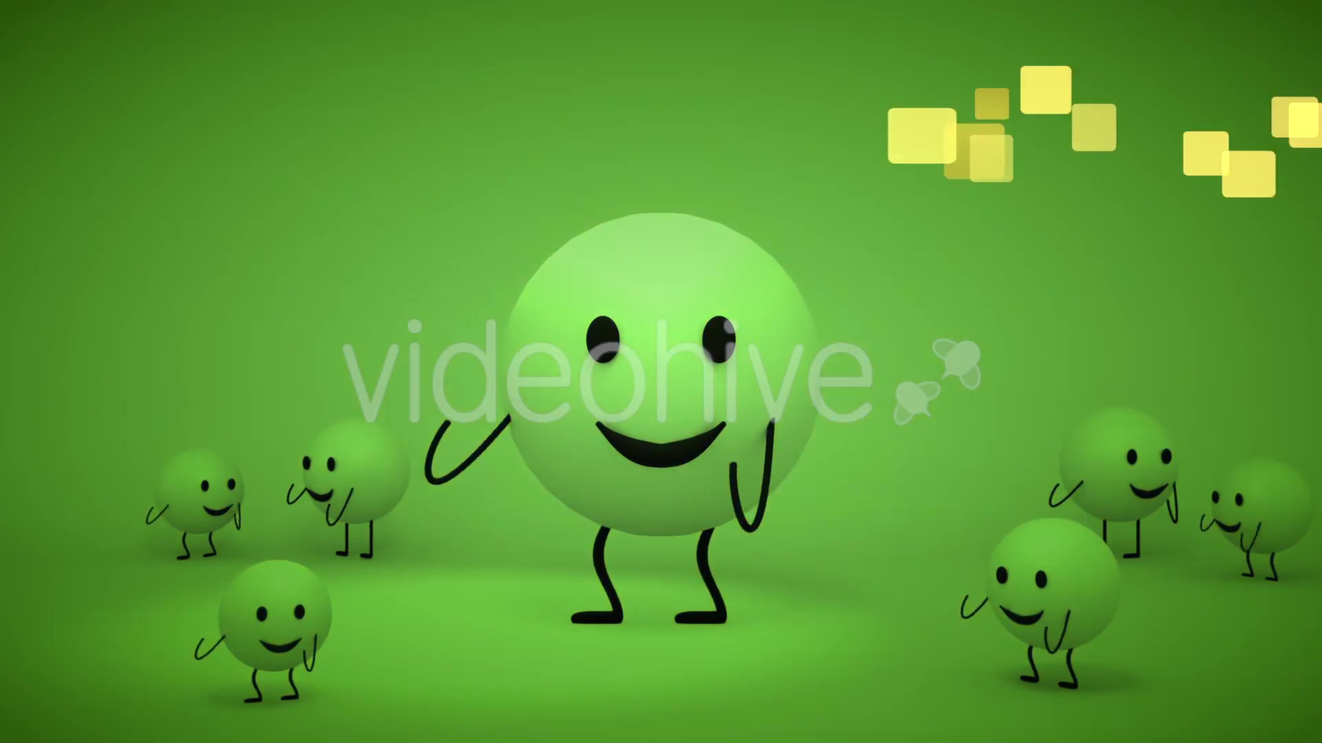 3D Toon Yellow Emoji Dance - Download Videohive 17843338