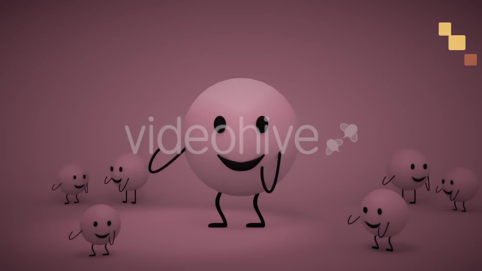 3D Toon Yellow Emoji Dance - Download Videohive 17843338