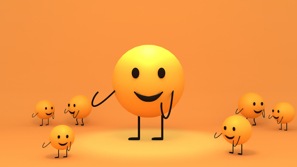 3D Toon Yellow Emoji Dance - Download Videohive 17843338