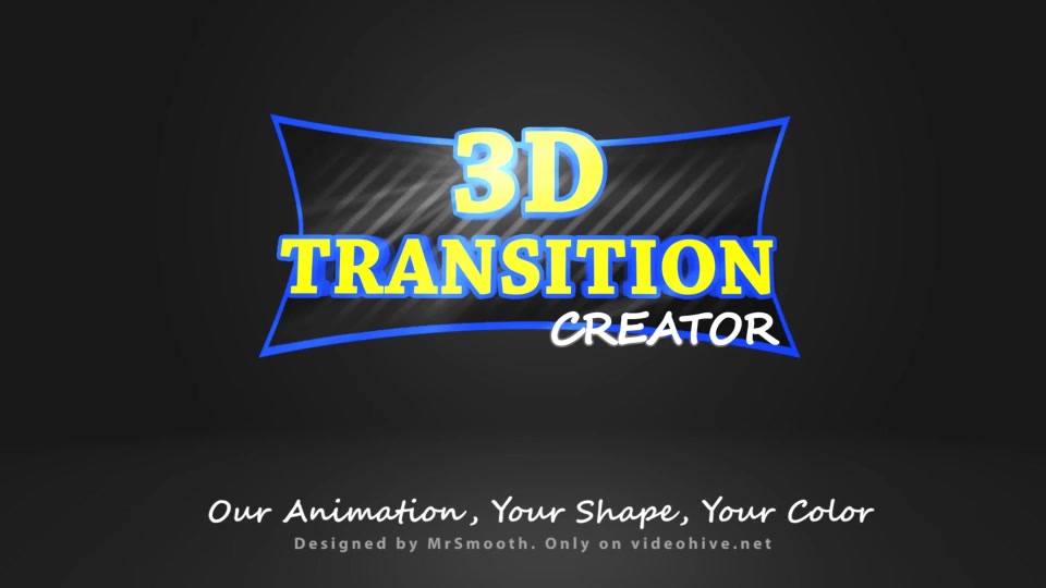 3D Transition Creator - Download Videohive 8468651