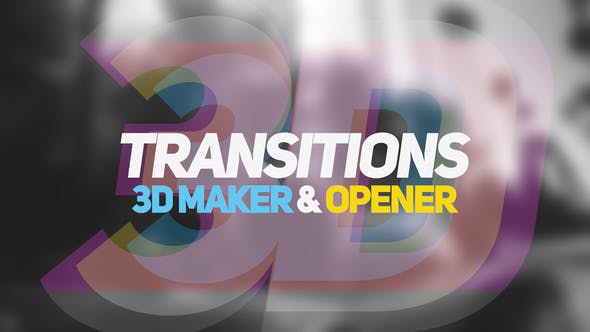 3D Transitions, 3D Maker & Opener - Download Videohive 22833775