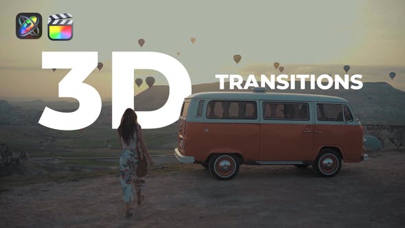 3D Transitions - Videohive Download 33072281