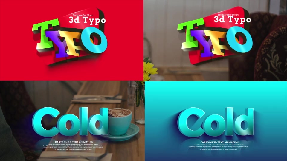 3d Typography Scenes Videohive 34606593 Premiere Pro Image 6