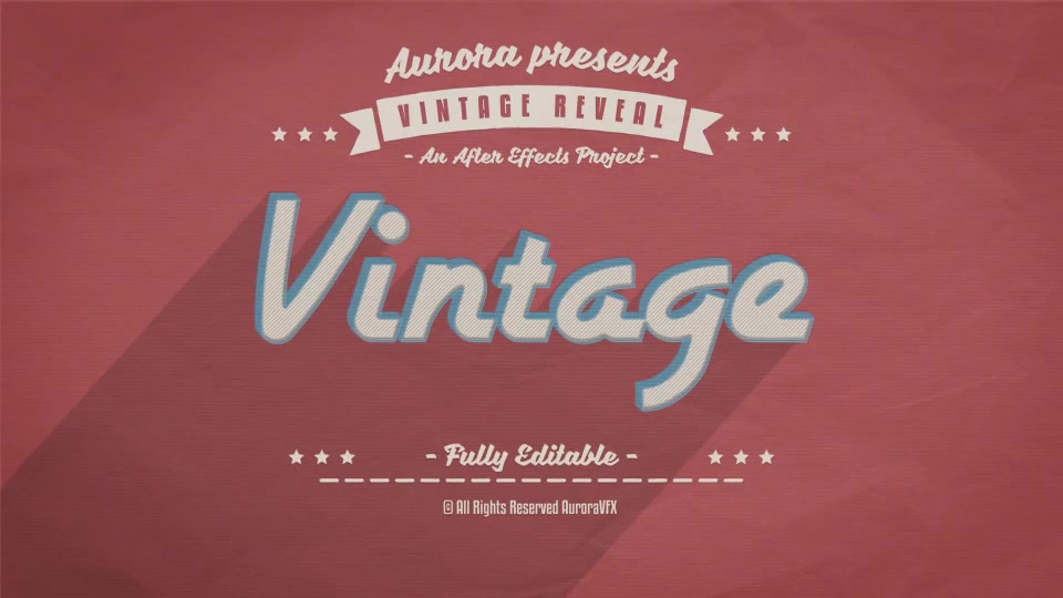 3D Vintage Reveal - Download Videohive 20920660