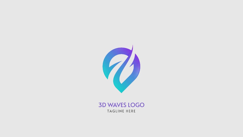 3D Waves Logo Videohive 30206393 After Effects Image 4