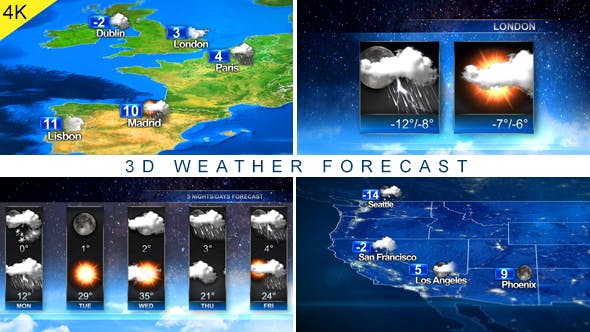3D Weather Forecast - 15962337 Download Videohive